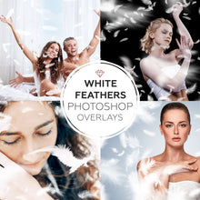 Load image into Gallery viewer, White Feathers Overlays